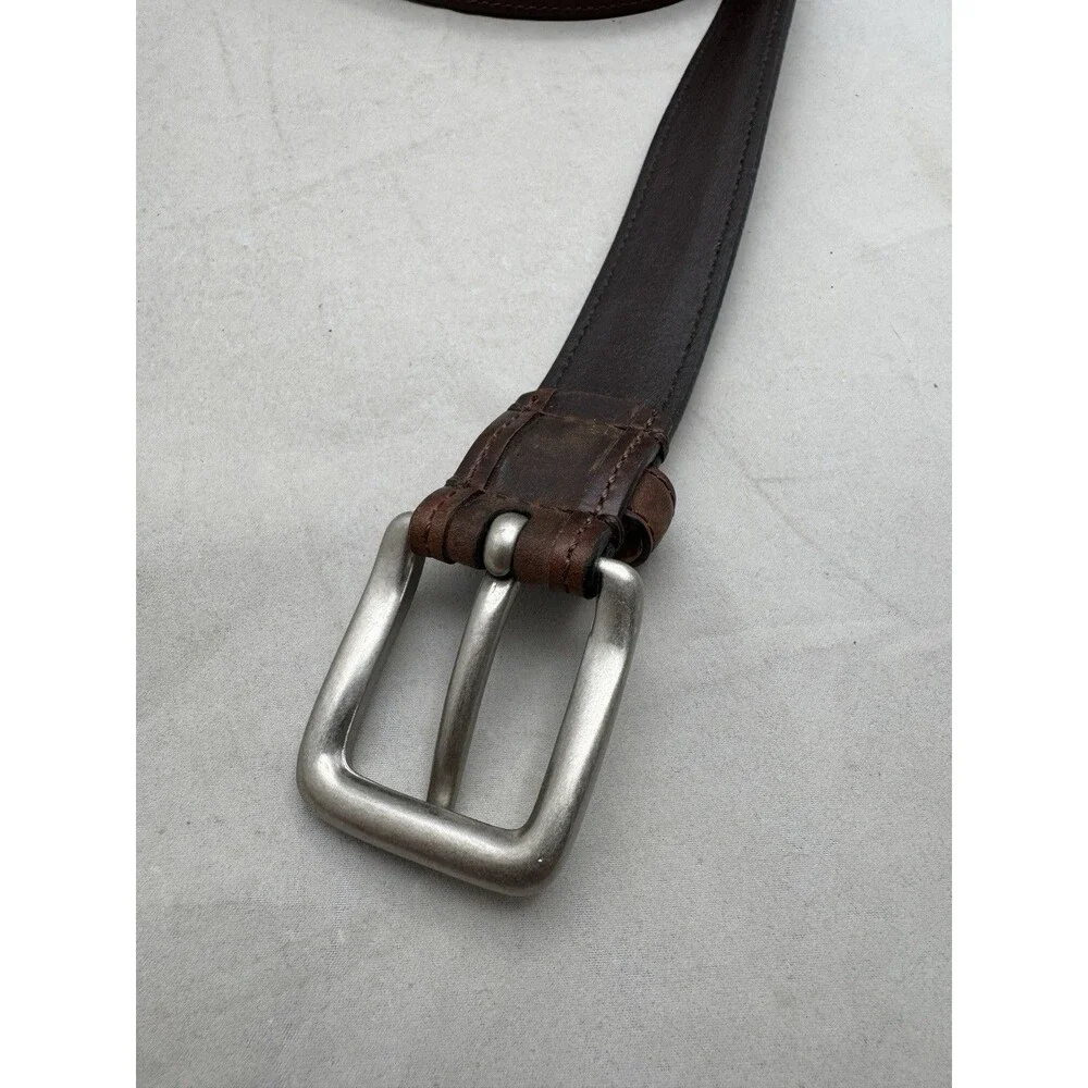 Columbia Sportswear Men’s Belt Size 44 Genuine Leather Brown Style 11C00221
